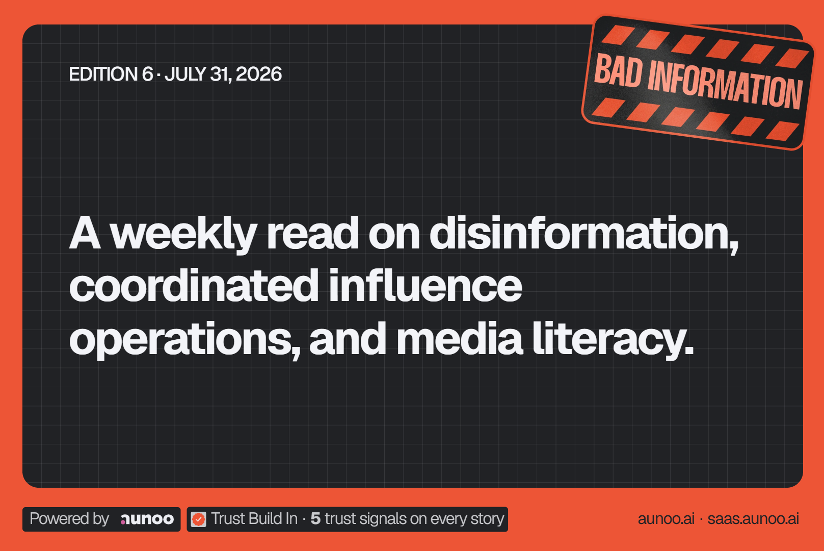 Disinformation & Influence Operations Weekly #6